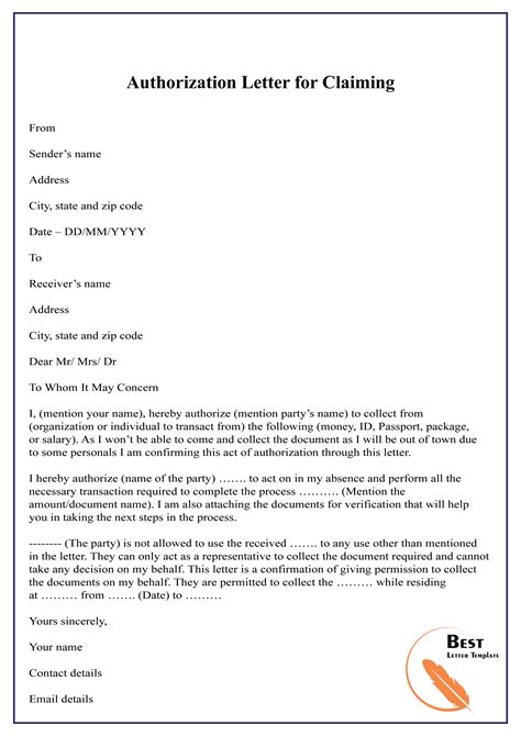 authorization letter to claim laboratory result|Request Letter of Authorization .